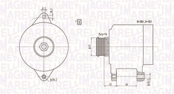 MAGNETI MARELLI Laturi 063731157010